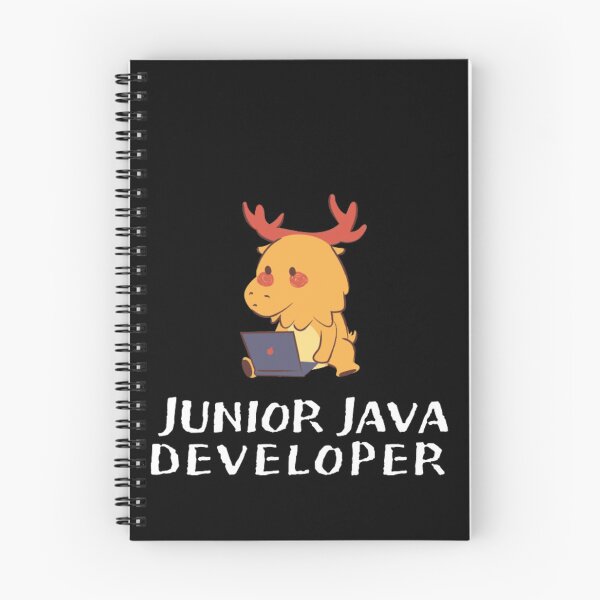 Item preview, CUTE JUNIOR JAVA DEVELOPER(feat Deer) designed and sold by RedFlamenco.