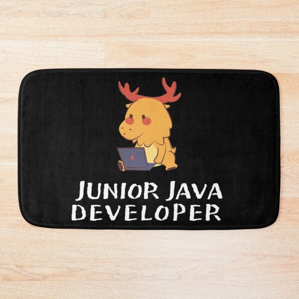 Item preview, CUTE JUNIOR JAVA DEVELOPER(feat Deer) designed and sold by RedFlamenco.