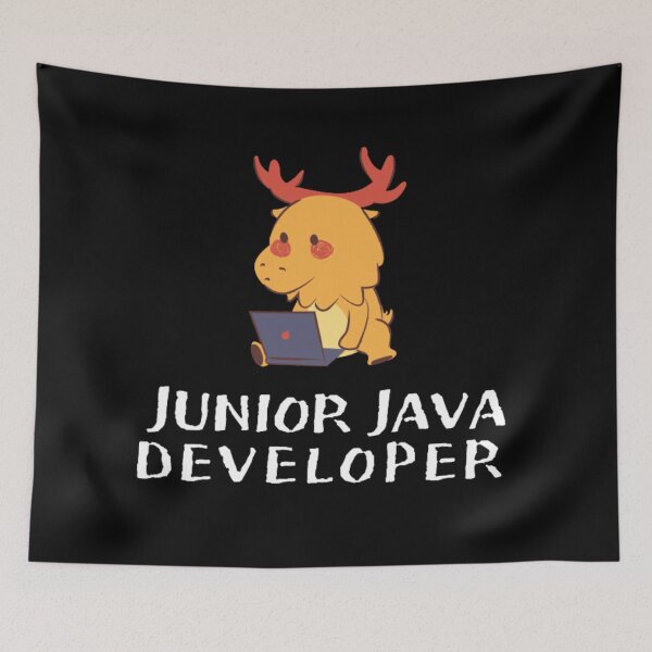 Item preview, CUTE JUNIOR JAVA DEVELOPER(feat Deer) designed and sold by RedFlamenco.