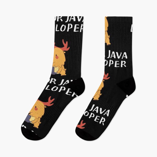 Item preview, CUTE JUNIOR JAVA DEVELOPER(feat Deer) designed and sold by RedFlamenco.