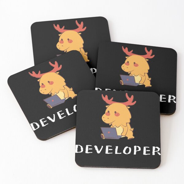Item preview, CUTE  DEVELOPER(feat Deer) designed and sold by RedFlamenco.