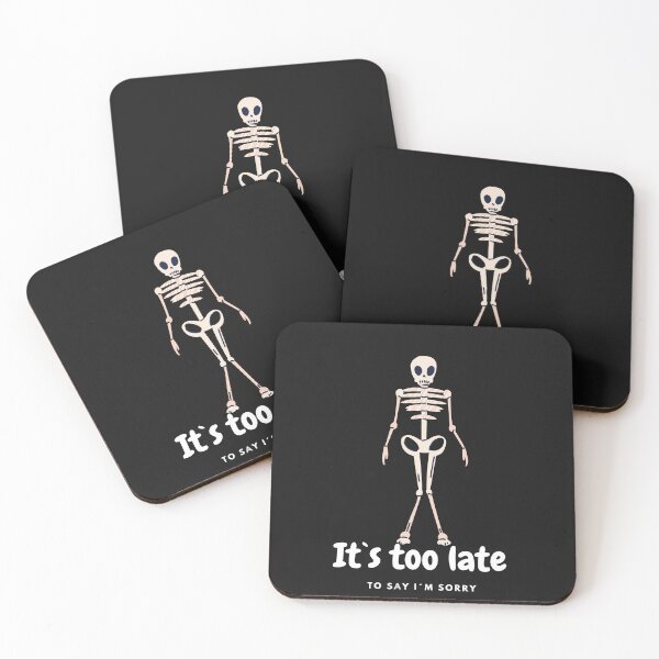Item preview, Skeleton motif - Its too late to say I'm sorry designed and sold by Kallexos.