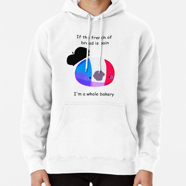 Dolor. Francia || CountryBalls || Sudadera con capucha