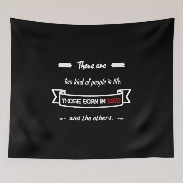 Item preview, People born in 1973... and others (English) designed and sold by 2Girls1Shirt.