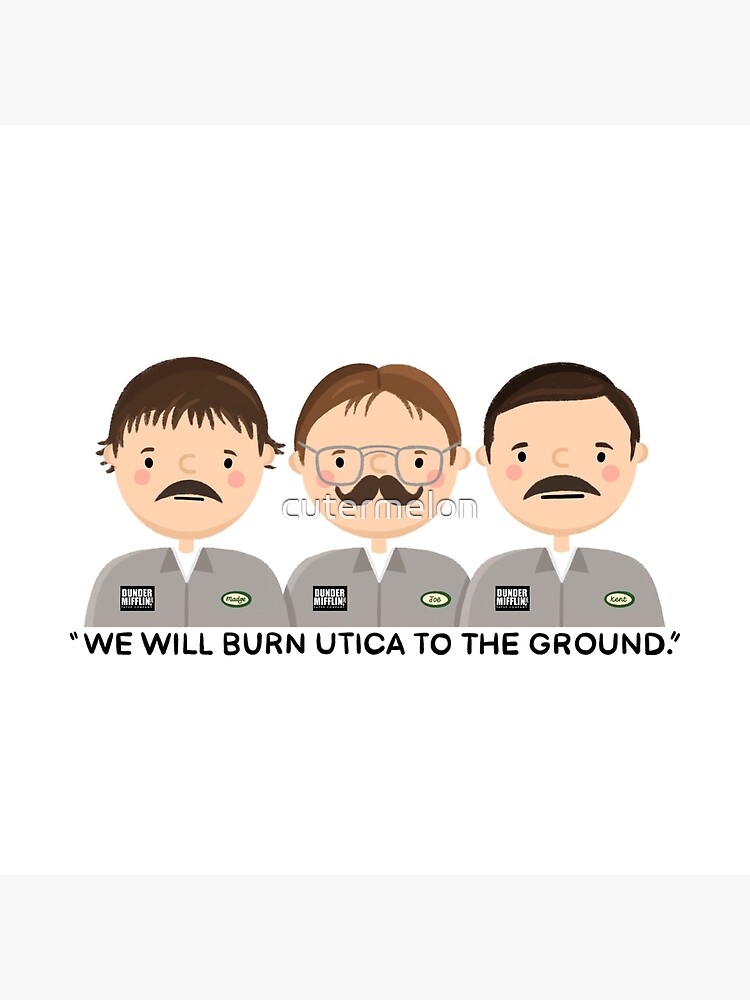 "The Office Jim, Dwight, and Michael Mustaches" Poster for Sale by