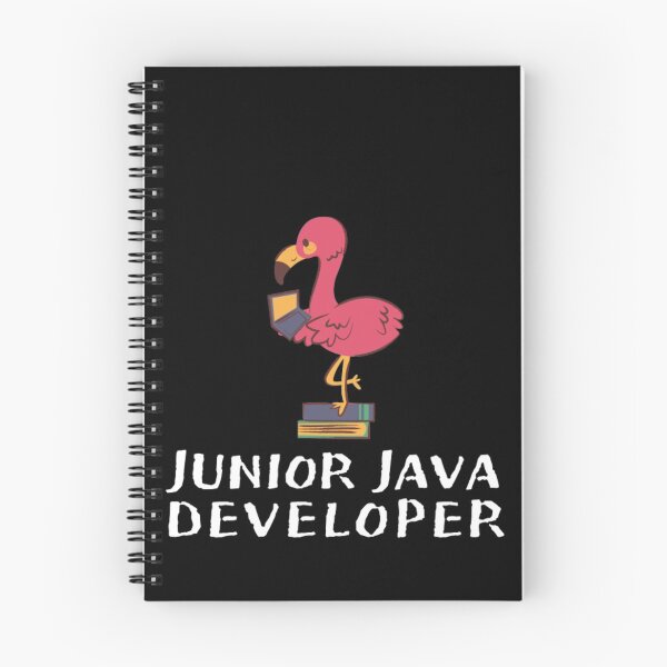 Item preview, CUTE JUNIOR JAVA DEVELOPER(feat Flamingo) designed and sold by RedFlamenco.
