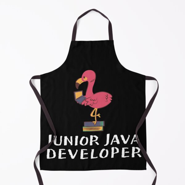 Item preview, CUTE JUNIOR JAVA DEVELOPER(feat Flamingo) designed and sold by RedFlamenco.