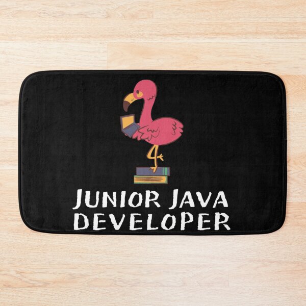 Aperçu de l'œuvre DÉVELOPPEUR JAVA JUNIOR MIGNON (feat Flamingo) créée et vendue par RedFlamenco.