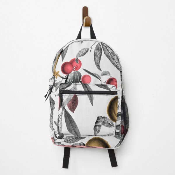 Item preview, Vintage rose pattern pink botanical and fruits illustration designed and sold by dusie.