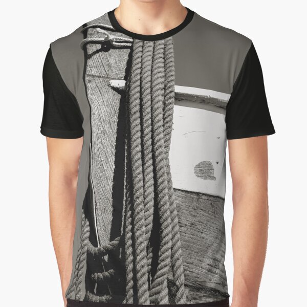Boat Prow with Rope Graphic T-Shirt