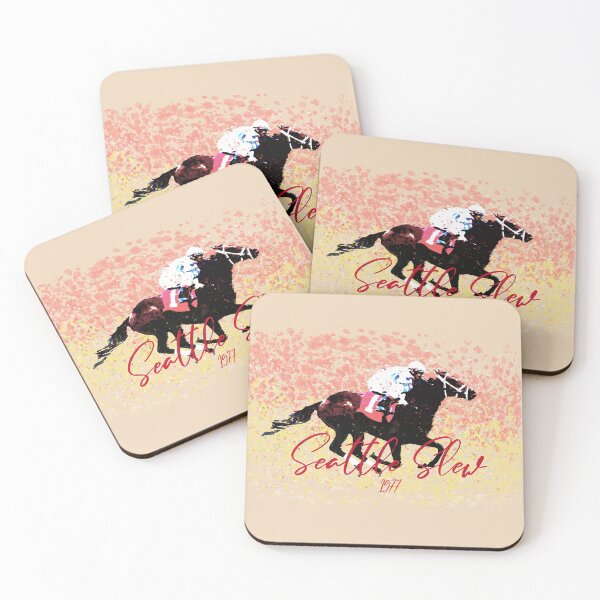 Item preview, Famous Racehorses -Seattle Slew, 1977 designed and sold by Ginny Luttrell.