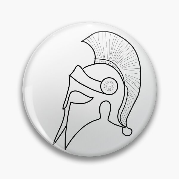 Item preview, Greek helmet designed and sold by Lucietronnelle.