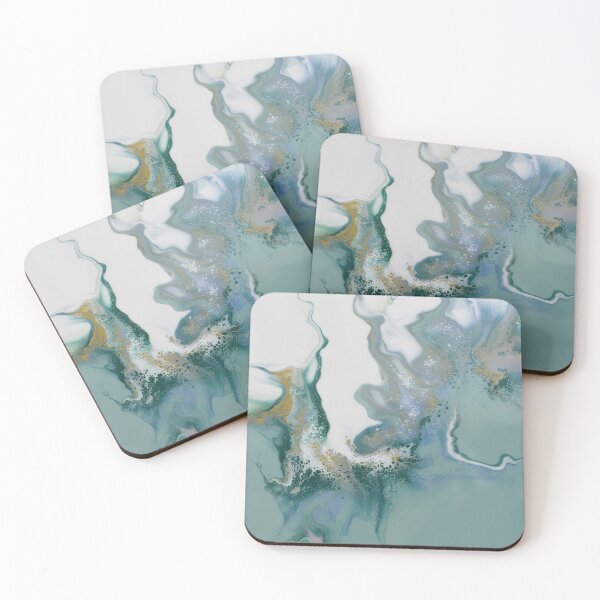 Item preview, Smokey flames - Dutch pour acrylic fluid art designed and sold by ImaaniArt.