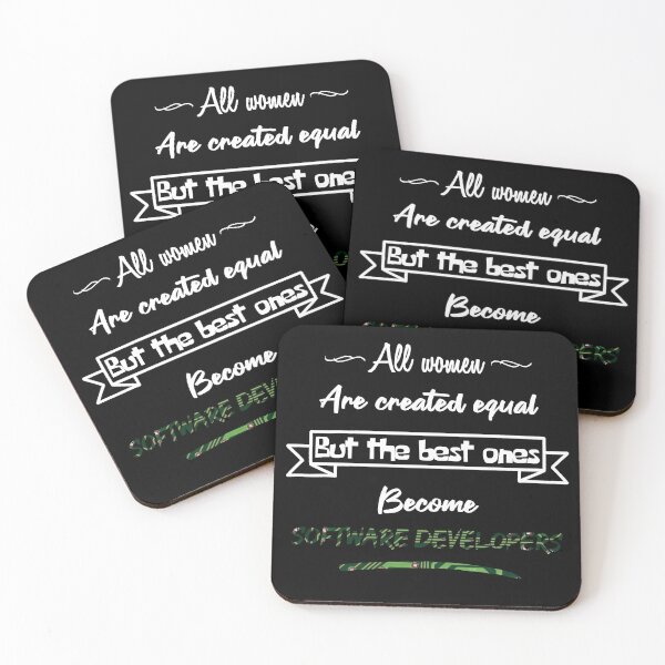 Item preview, The best women become software developers designed and sold by 2Girls1Shirt.