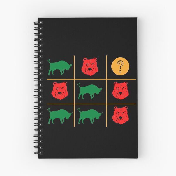 Item preview, PLAYING TIC TAC TOE TRADING GAME WITH BULL AND BEAR TRADER designed and sold by Awesome &  Affordable.