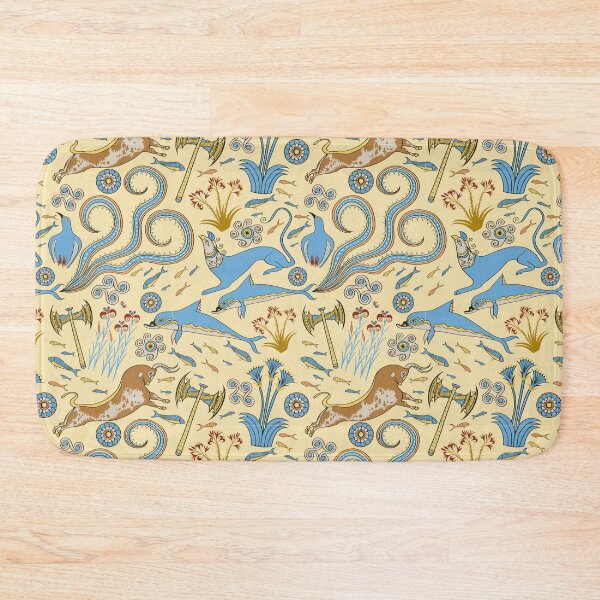 Item preview, Minoan Fresco Motifs Pattern designed and sold by AlexanderPetela.