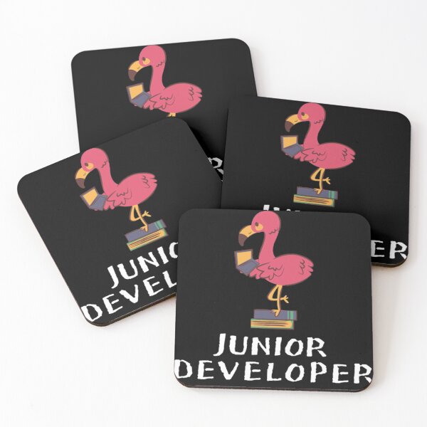 Item preview, CUTE JUNIOR DEVELOPER(feat Flamingo) designed and sold by RedFlamenco.