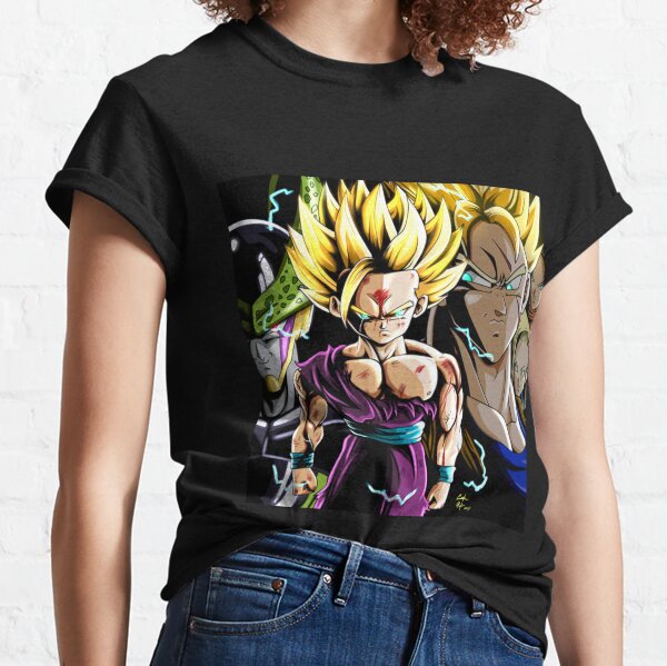 Polera Unisex Gohan Super Saiyan Vs Cell Dragon Ball Z Vestuario y ...