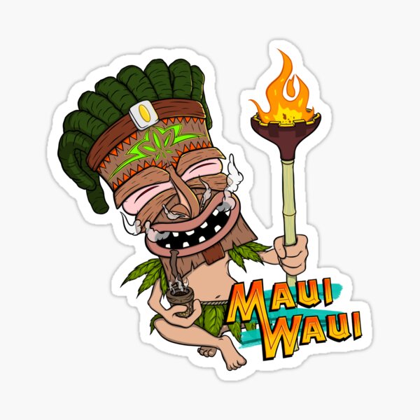 Maui Waui Sticker