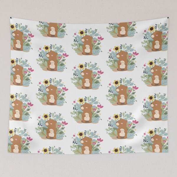 Aperçu de l'œuvre Bonjour l'ours du printemps créée et vendue par bowmee.
