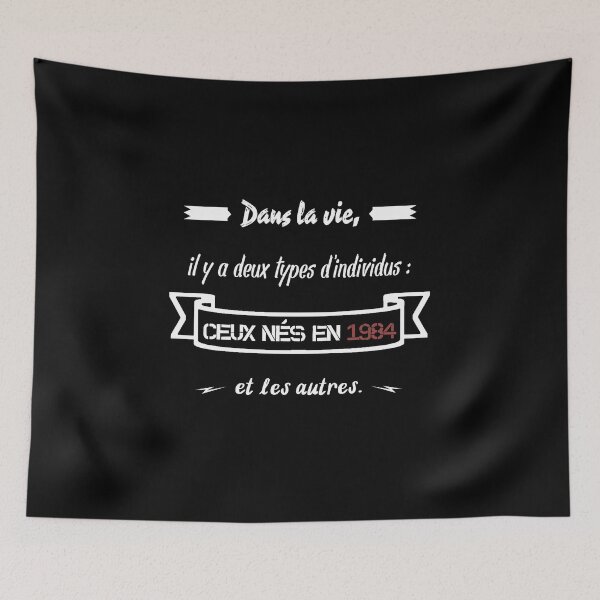 Item preview, People born in 1984... and the others (French) designed and sold by 2Girls1Shirt.