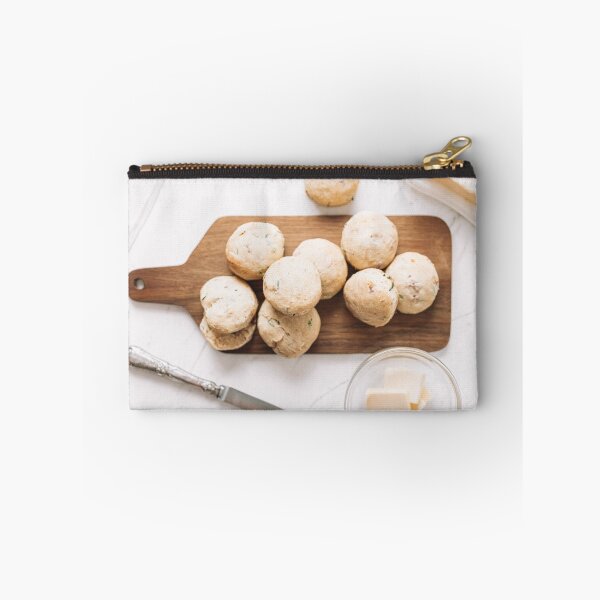 Item preview, Cheddar Cheese Ham Scones Muffins, Food Photography Print, Restaurant Cuisine Art Print, Kitchen Print, Flat Lay Wall Art designed and sold by radub85.