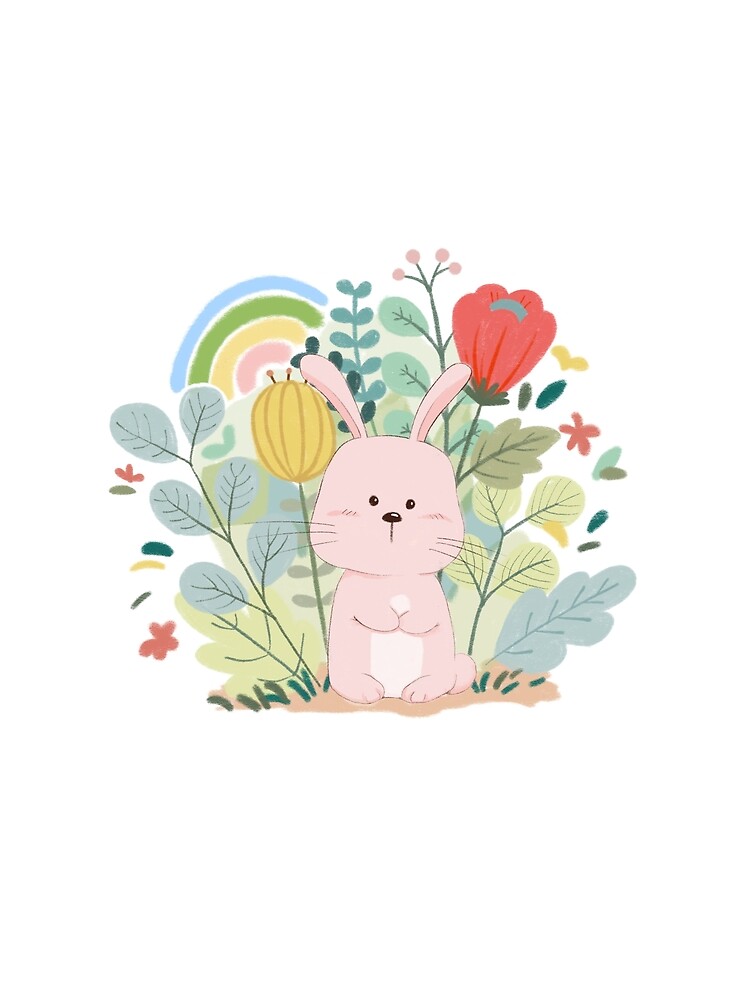 Thumbnail 3 of 3, Scarf, Hello Spring Rabbit designed and sold by bowmee.