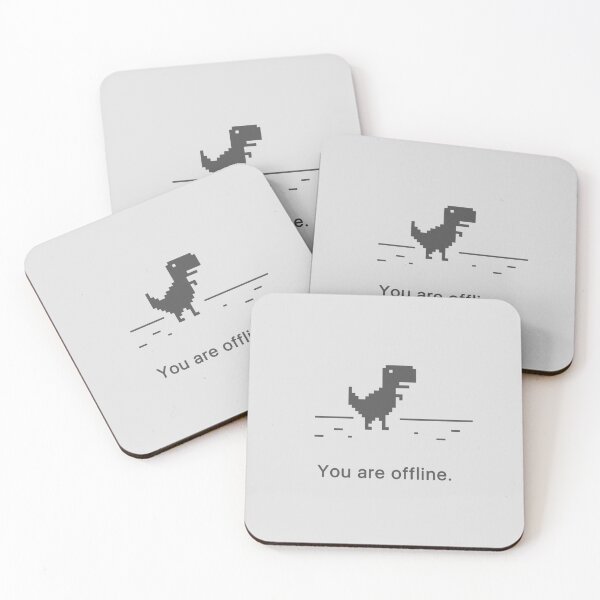 Item preview, Chrome T Rex Dino Game No Internet designed and sold by Shenjc.