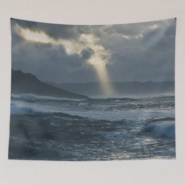 Item preview, Magnificent Stormy Ocean Waves designed and sold by fahadabu.
