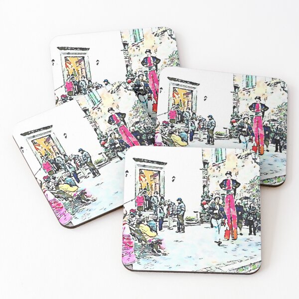 Item preview, Barbarano Romano: people and acrobats designed and sold by Giuseppe Cocco.