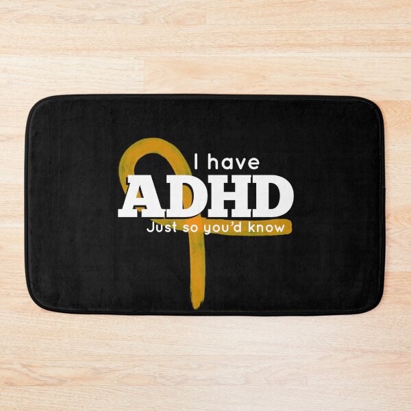 Item preview, ADHD Just So You’d Know Orange Ribbon Awareness, Attention HyperActive Disorder  designed and sold by MJDezigns.