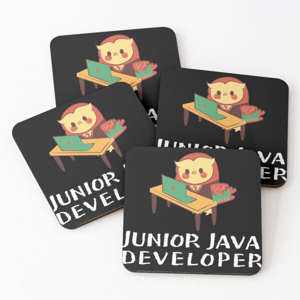 Item preview, CUTE JAVA DEVELOPER(feat Owl) designed and sold by RedFlamenco.