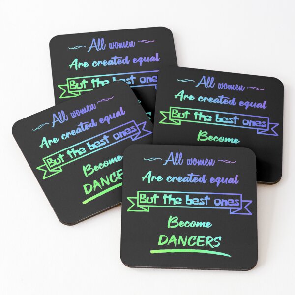 Item preview, The best women become dancers (English) designed and sold by 2Girls1Shirt.