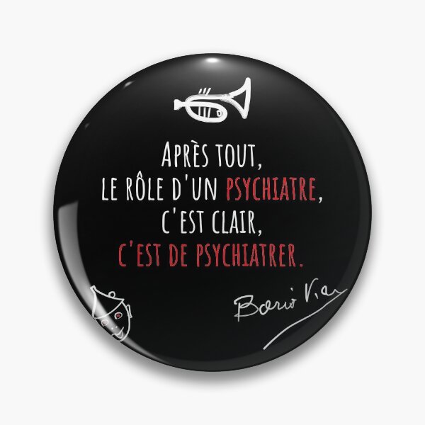 Aperçu de l'œuvre Citation "L'Arrache Coeur", Boris Vian créée et vendue par Frangotier.