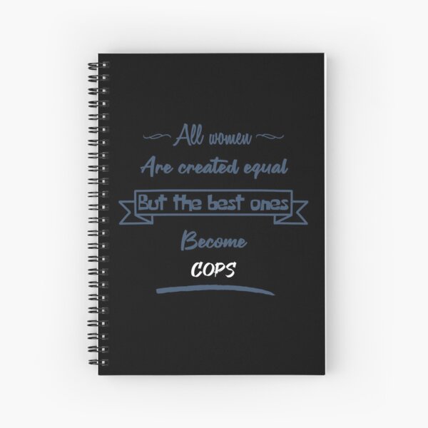 Item preview, The best women become police officers (English) designed and sold by 2Girls1Shirt.