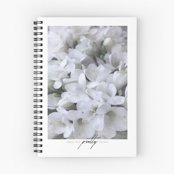 Item preview, Pretty things white vintage freesias designed and sold by blursbyai.