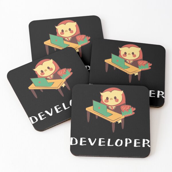 Item preview, CUTE DEVELOPER(feat Owl) designed and sold by RedFlamenco.