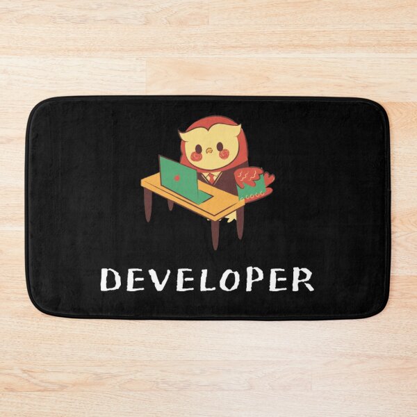 Item preview, CUTE DEVELOPER(feat Owl) designed and sold by RedFlamenco.