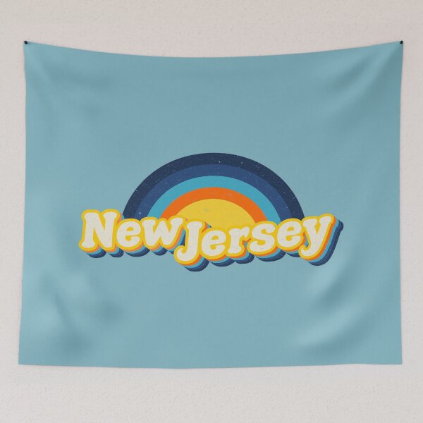 Item preview, New Jersey retro vibe designed and sold by likebakerdo.