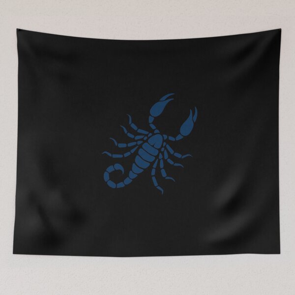 Item preview, Scorpion (Blue) Stencil Blur designed and sold by ArtofDissent.