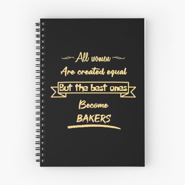 Item preview, The best women become bakers (English) designed and sold by 2Girls1Shirt.