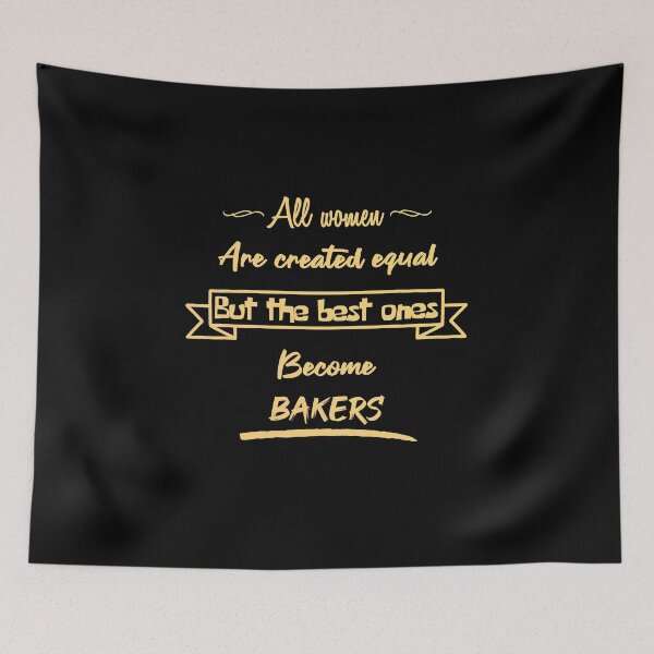 Item preview, The best women become bakers (English) designed and sold by 2Girls1Shirt.