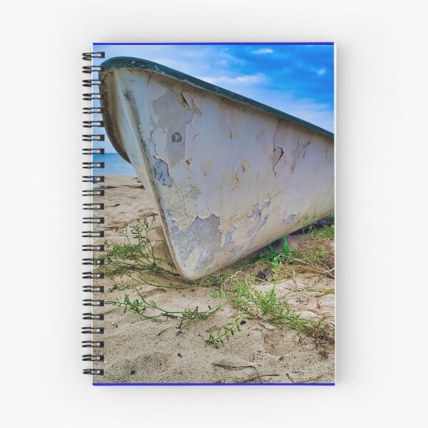 Item preview, old boat on the beach designed and sold by Nickibeutel.