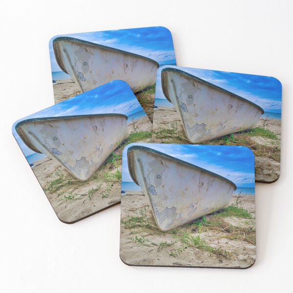 Item preview, old boat on the beach designed and sold by Nickibeutel.