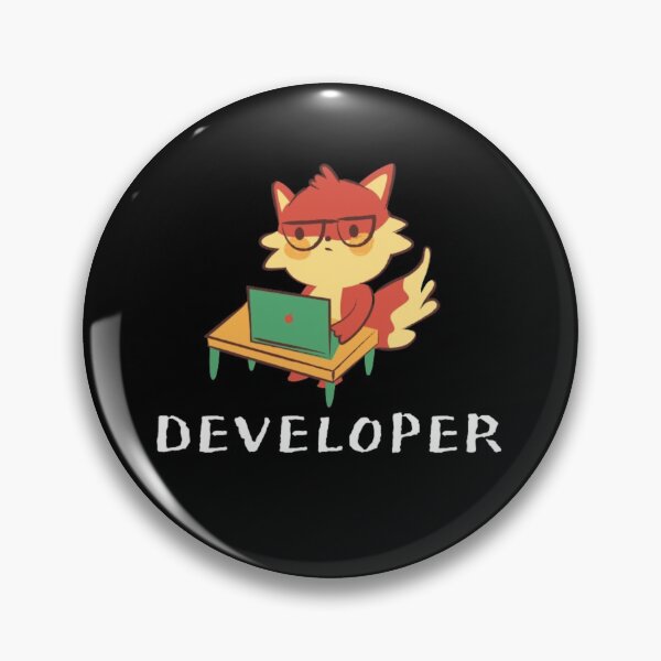 Item preview, CUTE DEVELOPER(feat Fox) designed and sold by RedFlamenco.