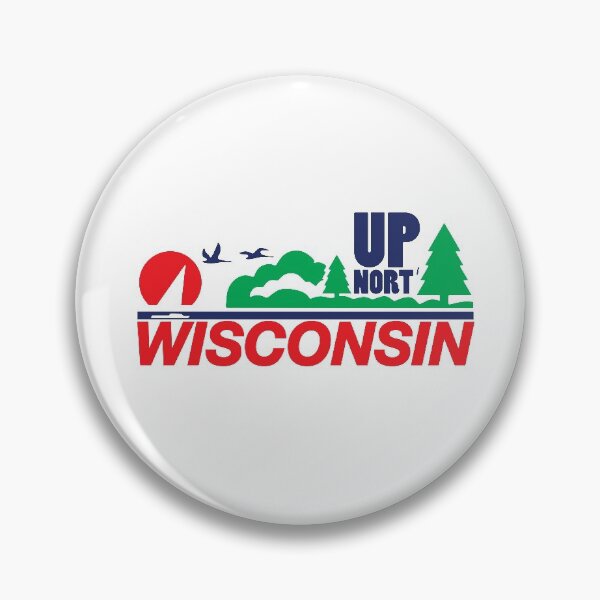 Item preview, Wisconsin License Plate Up Nort' Funny Up North designed and sold by Kevin Willms.