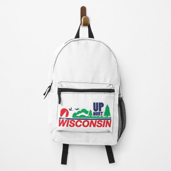 Item preview, Wisconsin License Plate Up Nort' Funny Up North designed and sold by Kevin Willms.