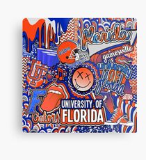 Florida Collage Metal Print