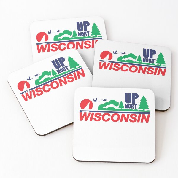 Item preview, Wisconsin License Plate Up Nort' Funny Up North designed and sold by Kevin Willms.