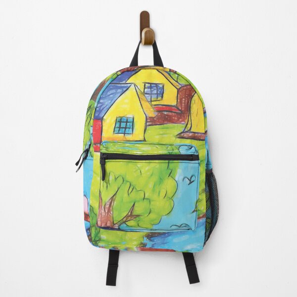 Item preview, Drawing Pictures of Village Scenery by Child designed and sold by Cheap Women's Shirts.